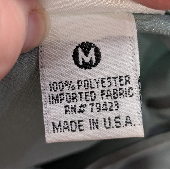 Vintage Romantic Moods Light Blue Satin Lace V Neck Lingerie Nightgown M - Picture 7 of 8